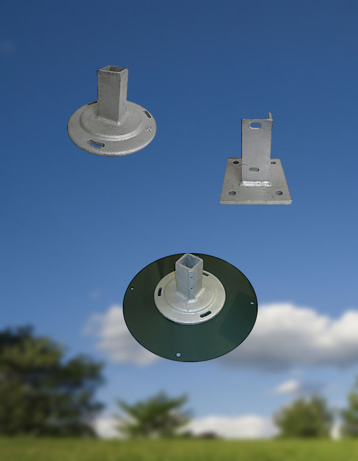 DOGIPOT 1305 and 1306 Post Bases and 1310 Post Base Plate